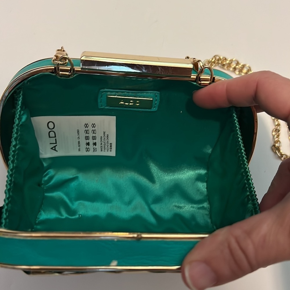 Aldo Clutch with Gold Strap - Picture 4 of 6